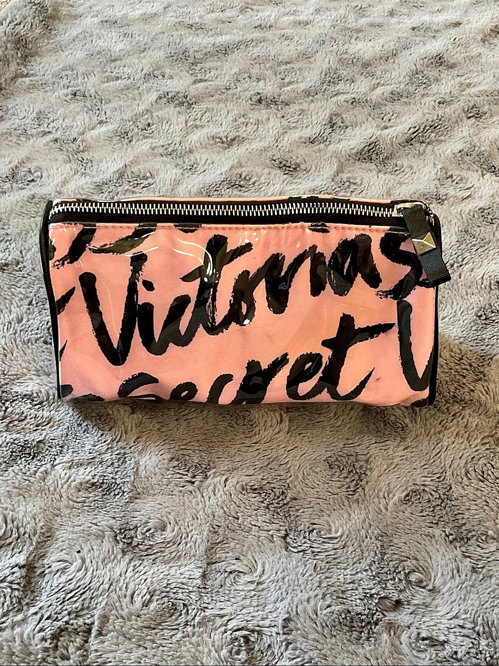 Victoria's Secret Pink & Black Cosmetic Pouch